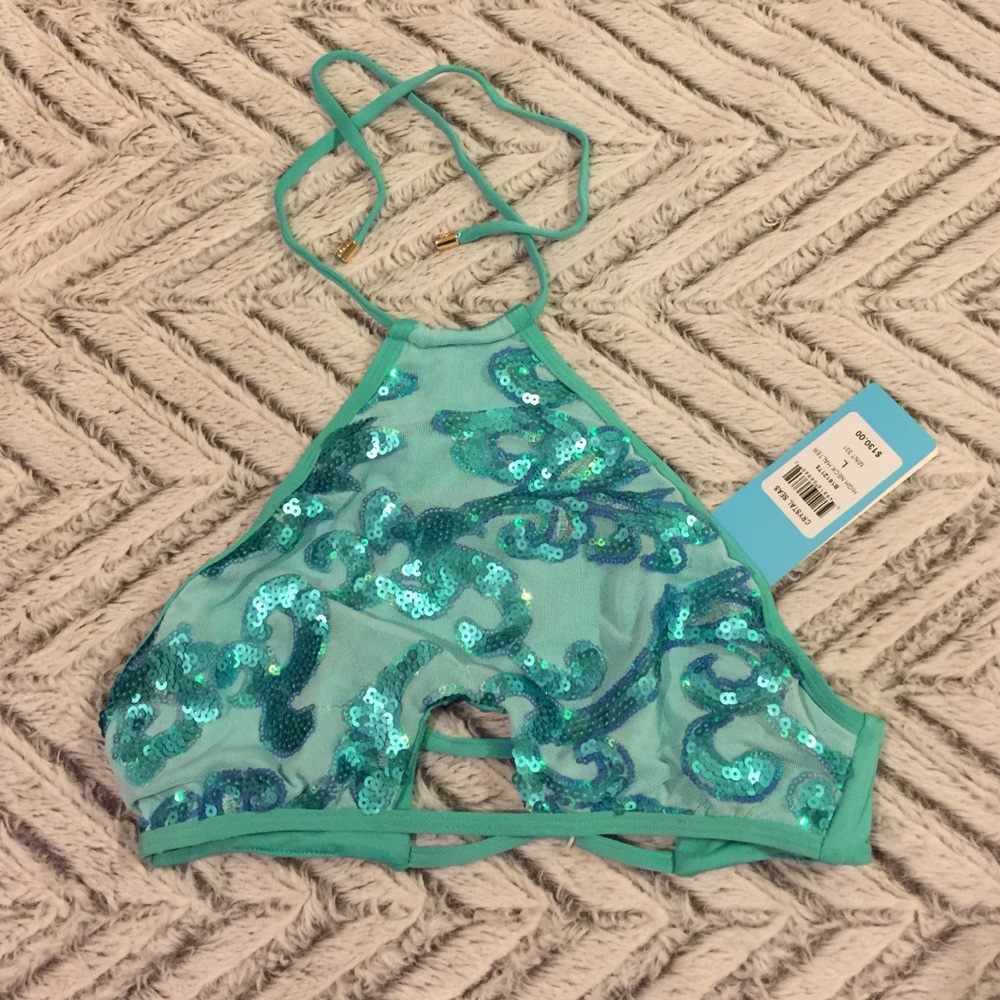COPY - Beach Bunny crystal seas top